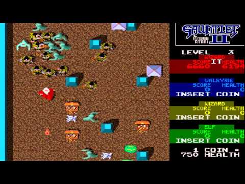 GAUNTLET 2 retro arcade game by ATARI GAMES 1986