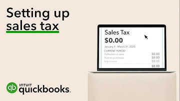 How to set up sales tax in QuickBooks Online