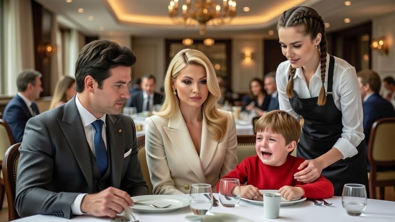 Официантка увидела, что сын миллиардера плачет — и её слова потрясли всех