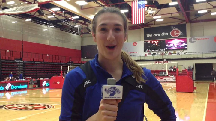ISU Volleyball's Cassandra Willis after 3-0 win ov...