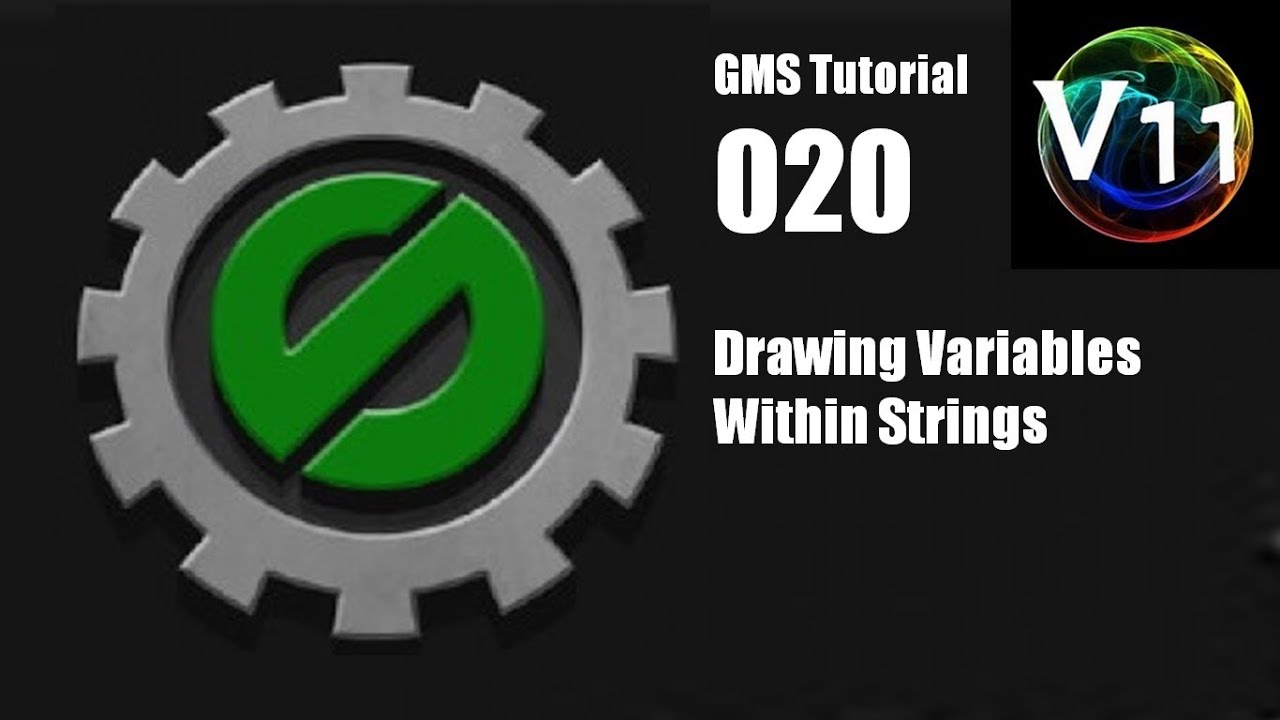 GameMaker Studio Tutorial 020: Drawing Variables Within Strings - YouTube