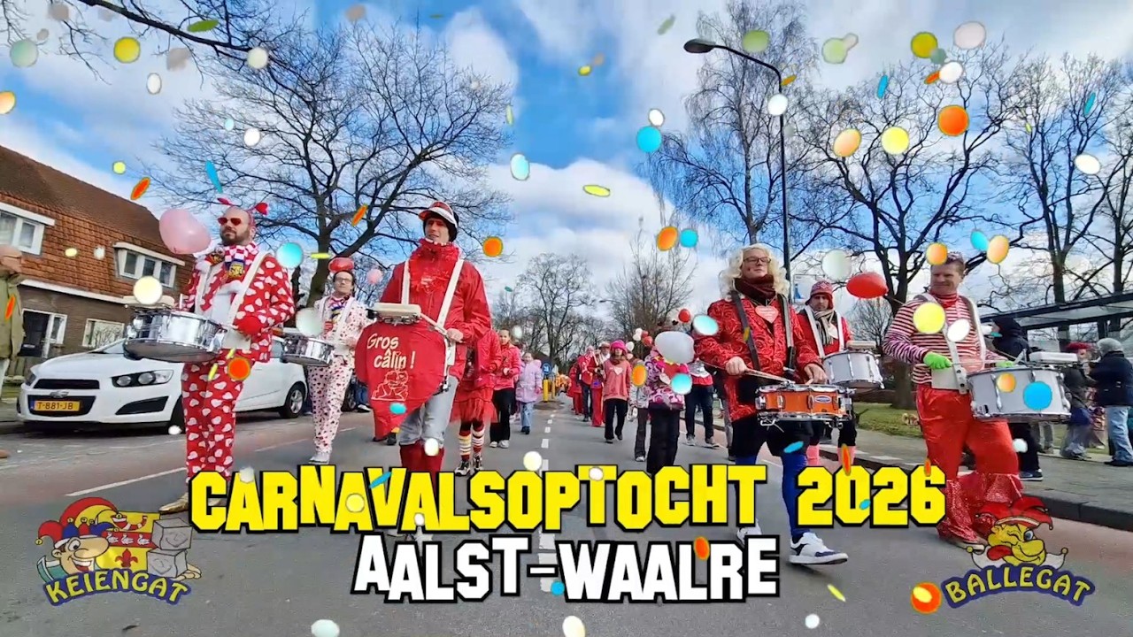 Carnavalsoptocht van Ballegat naar Keiengat 2026