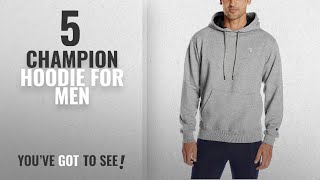 Top 10 Champion Hoodie [2018 ]: Champion Men's Powerblend Pullover Hoodie, Oxford Gray, Large