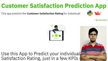 How to use Customer Satisfaction Prediction App For Individual Customer!
