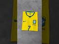 Vinicius Jr., No. 7, of the Brazil 2026 World Cup home player jersey.