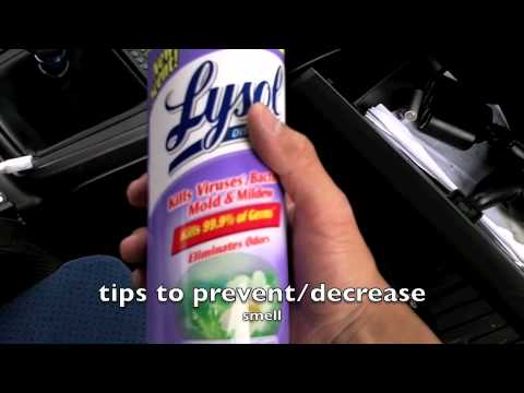 vents lysol smelly