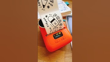 Making labels with my Phomemo M110 Label Maker ✨ #labelingmachine #studiolife #sticker #stationery