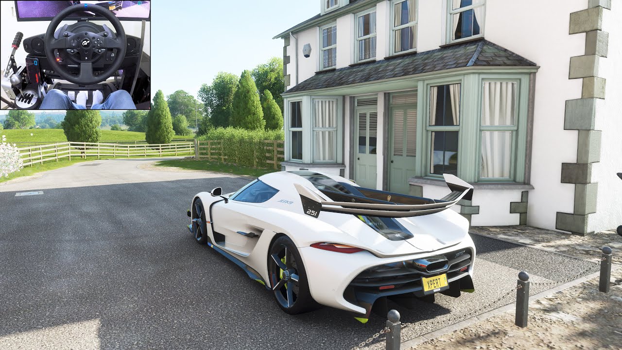 forza 4 New Update 1600HP Koenigsegg Jesko - Forza Horizon 4 | Thrustmaster T300RS gameplay