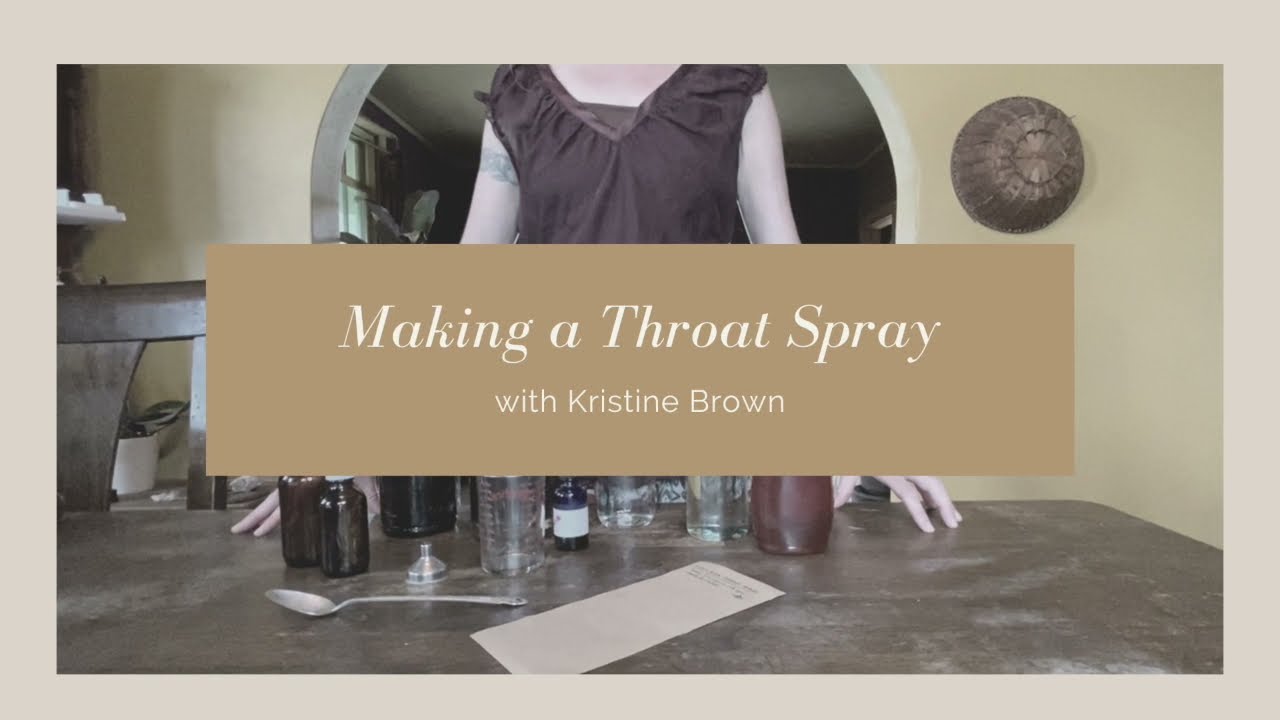 Making Monday How to Make Echinacea Throat Spray YouTube