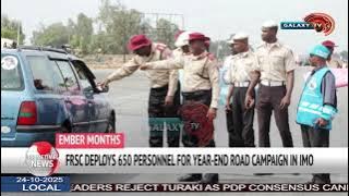 FRSC DEPLOYS 650 PERSONNEL FOR YEAR END ROAD CAMPAIGN IN IMO