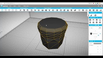 Selfcad Shape Generator. Create a vase for 3d printing with spiralvase function
