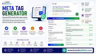 🏷️ Free Meta Tag Generator – Create SEO Meta Tags Online | iLoveSEOTools