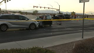 Unborn baby dies, young person, several others injured in suspected DUI crash in south Las Vegas