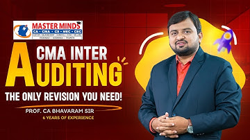 "CMA Inter Auditing Marathon | for Dec 25 attempt "