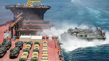 US Navy’s Giant Sea Hovercraft Launch Stuns the World — Incredible Dock-to-Ocean Deployment!