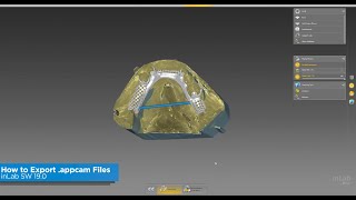 inLab SW 19.0 - How to Export .appcam Files