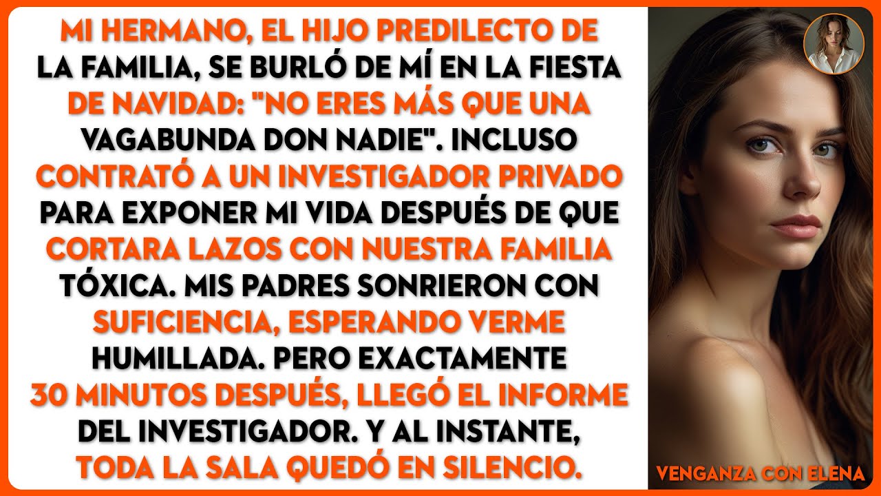 Mi hermano se burló de mí en la fiesta de Navidad: 