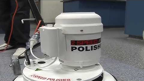 C25TS - Polivac Two Speed Polisher/Scrubber