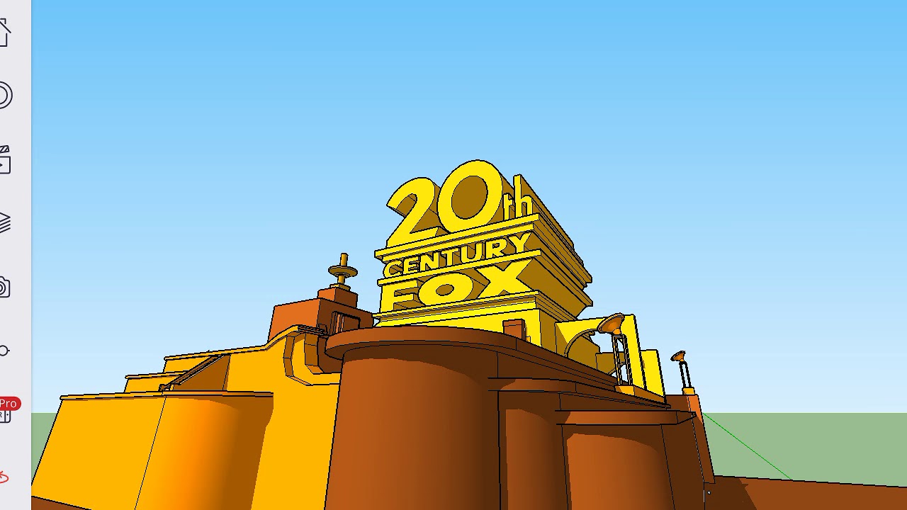 20th fox 3d. 20th Century Fox Sketchup. 20th Century Fox 3d Warehouse. 20th Century Fox 3ds Max. 3d модель логотипа 20 сенчури Фокс.