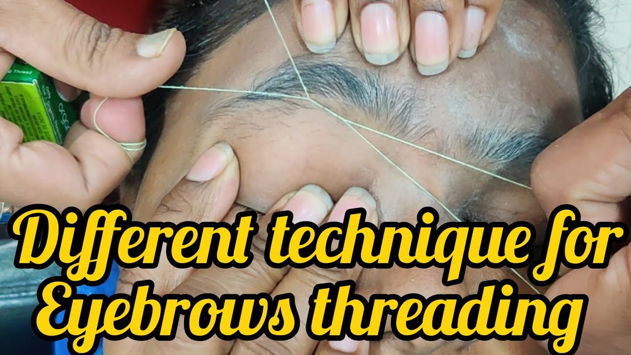 Different technique of eyebrows threading | threading | eyebrows ...