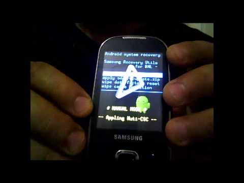 Unlocking & Hard Reset Samsung GT i5500  after too many wrong Pattern