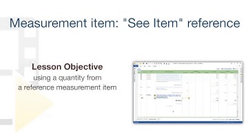 PriMus Tutorial - Measurement items: the "see item" reference - ACCA software
