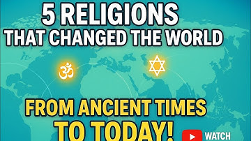 “The Rise of the World’s 5 Major Religions 🌍 | Animated Map of Faiths Through History”