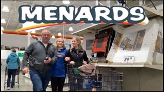 Menards trip with the rents