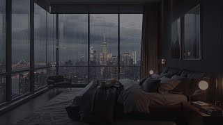 Resting In A Luxury Apartment On A Rainy Day | Natural Rain Sounds for Peace of Mind and Deep Sleep