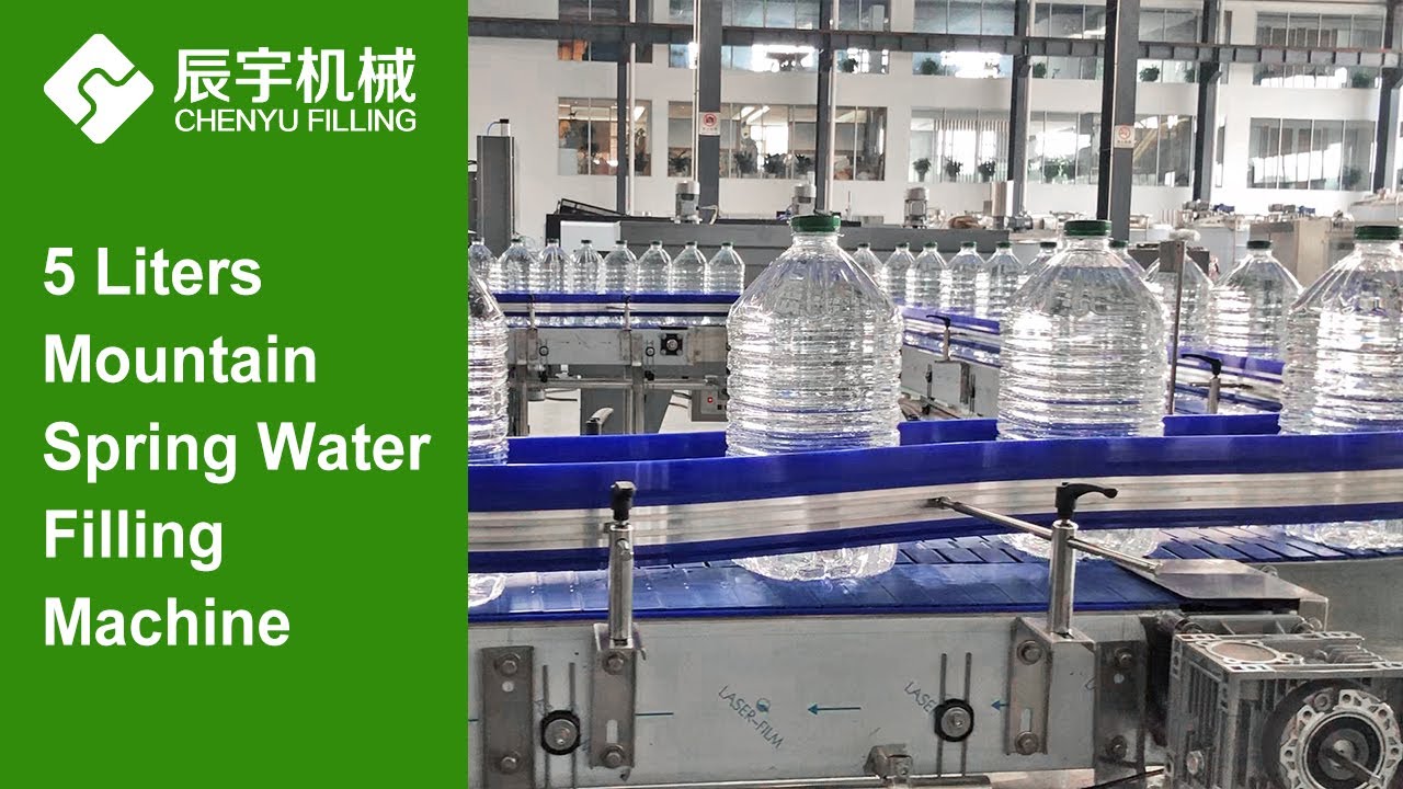 Spring Water Fill 5 Liters Mountain Spring Water Filling Machine, Spring Water Bottling ...