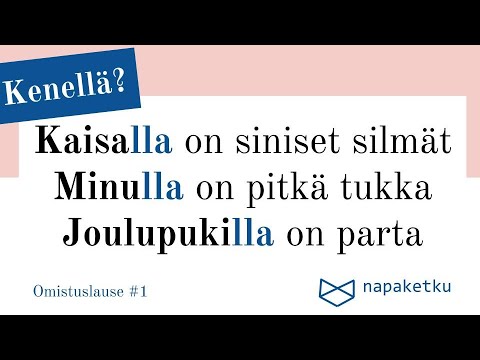 Video: Kenellä on etuoikeus luiskalla?