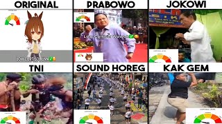 Agnes Tachyon Low Cortisol Dance Meme Versi Indonesia Prabowo Vs Jokowi Vs TNI Vs Sound Horeg