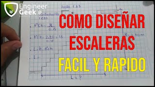 Como DISEÑAR una 'ESCALERA U' Y 'ESCALERA LINEAL' (Fácil y rápido)