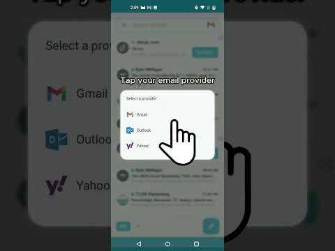 Easy Mail - Email Launcher - How to add a new email account