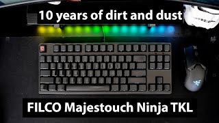 Cleaning + modding my 10 year old mechanical keyboard - FILCO Majestouch Ninja TKL Cherry MX Red