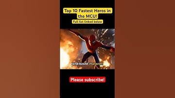 Top 10 Fastest Characters in the MCU! #marvel #avengers #ironman #tonystark #spiderman