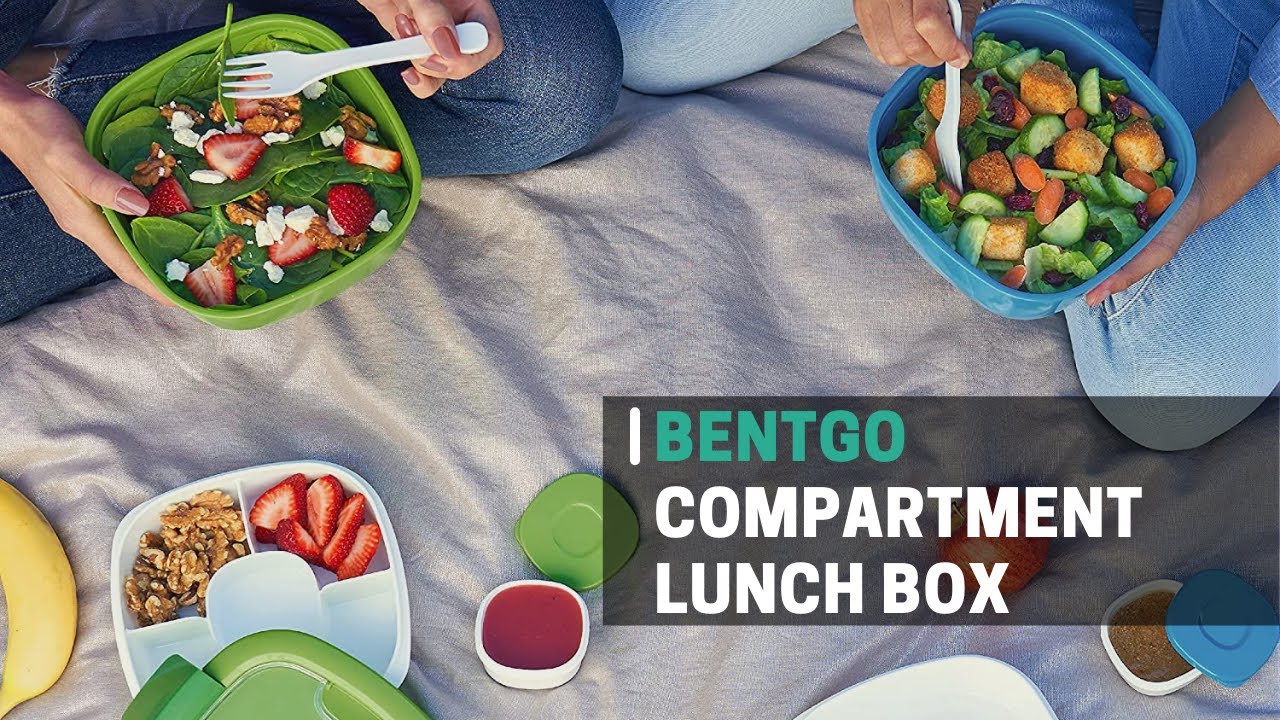 ✅ Bentgo: Salad Compartment Lunch Box ( Stackable Lunch Container )