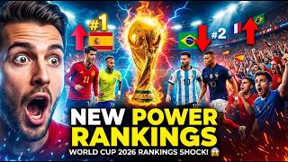 Top 10 Teams Most Likely To Win FIFA World Cup 2026 | Predictions & Power Rankings #football