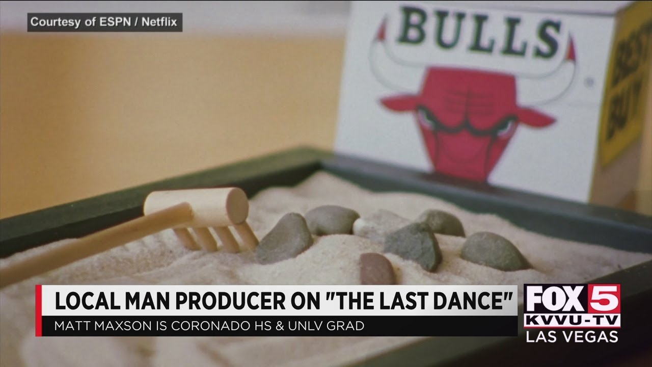 Las Vegas producer makes hand print on 'Last Dance' documentary