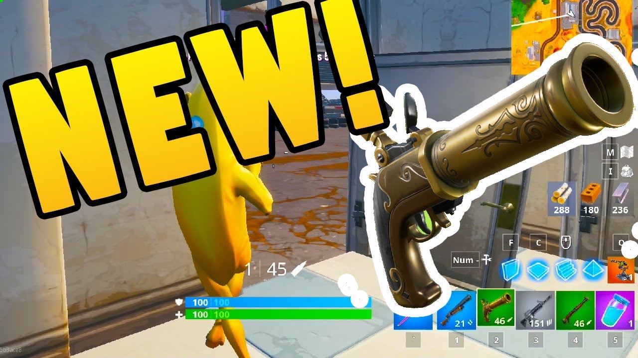 Fortnite patch v8.11 adds a new gun and brings back Impulse grenades