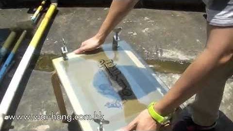 Screen Printing - Sun Exposure