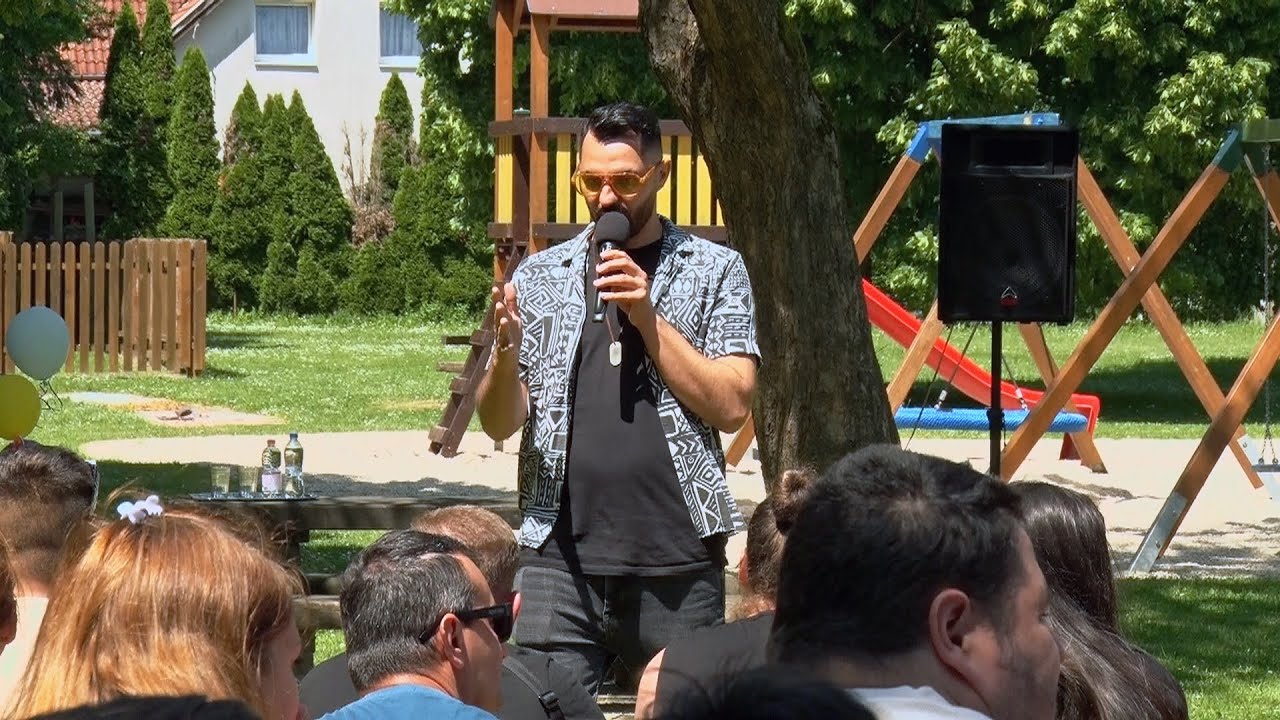 Oláh Gergő műsora a lenti Móricz iskolában • 2023