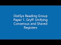 Distributed systems reading group paper 1 gryff unifying consensus and shared registers