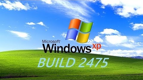 Windows Whistler Build 2475