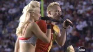 No Doubt and Sting   Message in a Bottle Live at Superbowl 2003 chords