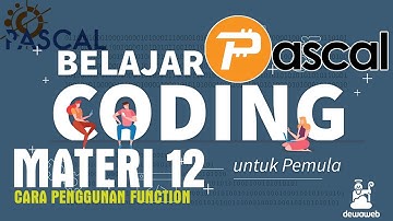 Video Pembelajaran SMA TIK Materi 12 Turbo Pascal Android - Pengenalan Procedure Parameter Function