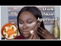 AIRSPUN TRANSLUCENT POWDER ON DARK SKIN || OHEMAA BONSU #13