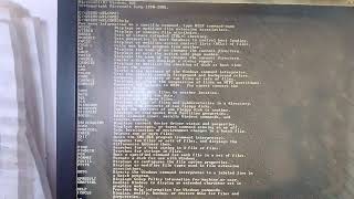 Ms Dos all command help type dell
