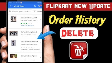 Flipkart Order History Delete🔥।How to Delete Flipkart Order History Delete। 2023