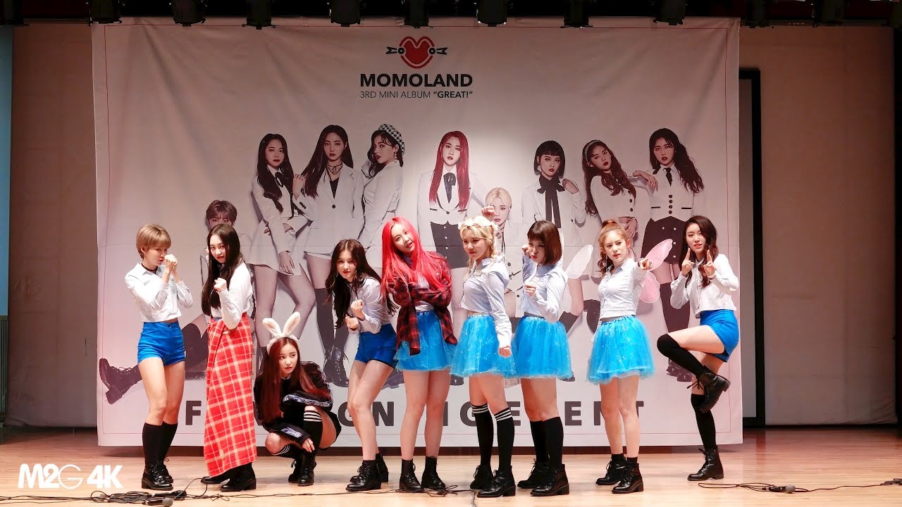 [직캠] 180128 모모랜드 ( 엔딩 토크 + 포토타임 ) - GREAT! 팬사인회 4K